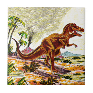Carreau Dinosaure de Rex de Tyrannosaurus