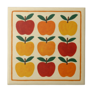 Carreau Disposition de pommes joyeuses