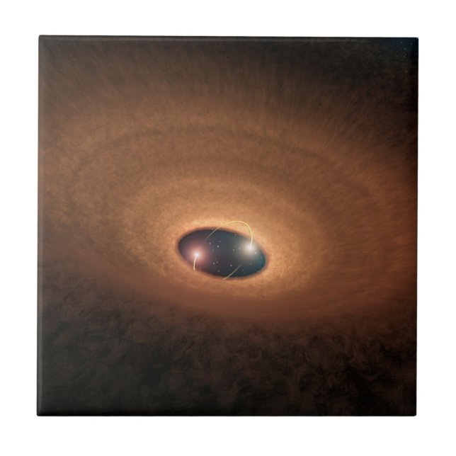 Carreau Disque D'Étoiles De Matériel Dusty (Devant)