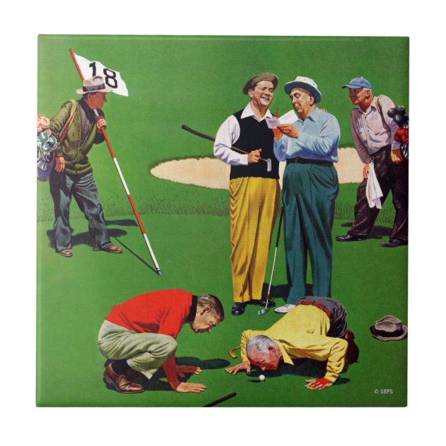 Carreau Dix-huitième trou (Devant)