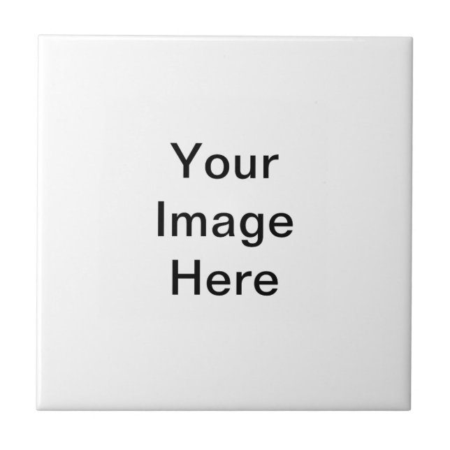 Carreau do-it-yourself Concevez votre propre cadeau Zazzle (Devant)