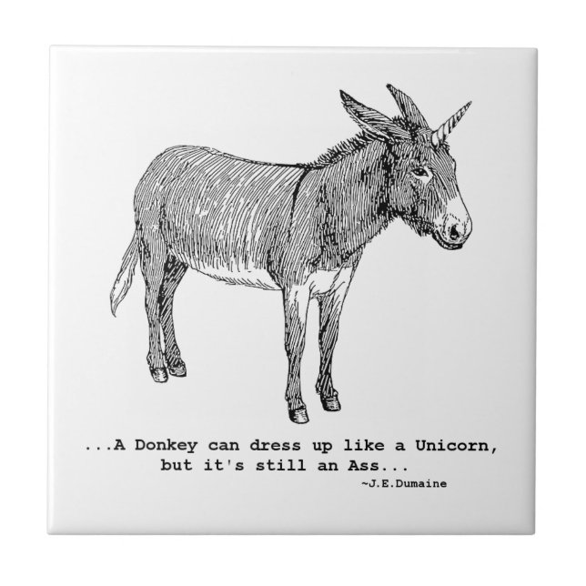 Carreau Do-it-yourself UnicornDonkey ver1 (Devant)