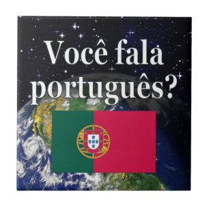Carreau Do you speak portuguese ? Flag