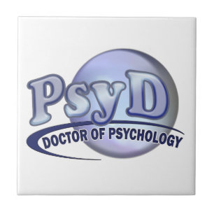 Carreau Docteur de PsyD de LOGO de psychologie