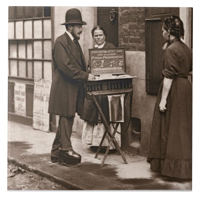 Carreau Docteur de rue, 1876-77 (woodburytype) (Devant)