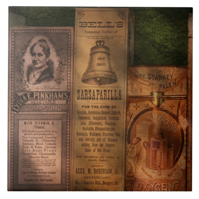 Carreau Docteur - Extraits composés et Sarsaparilla (Devant)