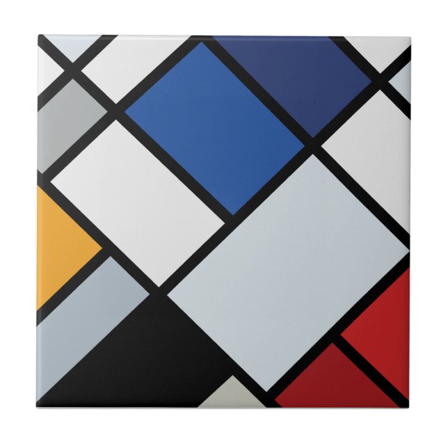 Carreau Doesburg - Contra-Composition des dissonances (Devant)