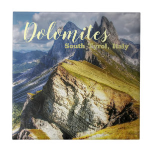 Carreau Dolomites pittoresques Tyrol du Sud Italie