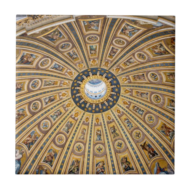 Carreau Dôme de la basilique Saint-Pierre - Vatican, Rome, (Devant)