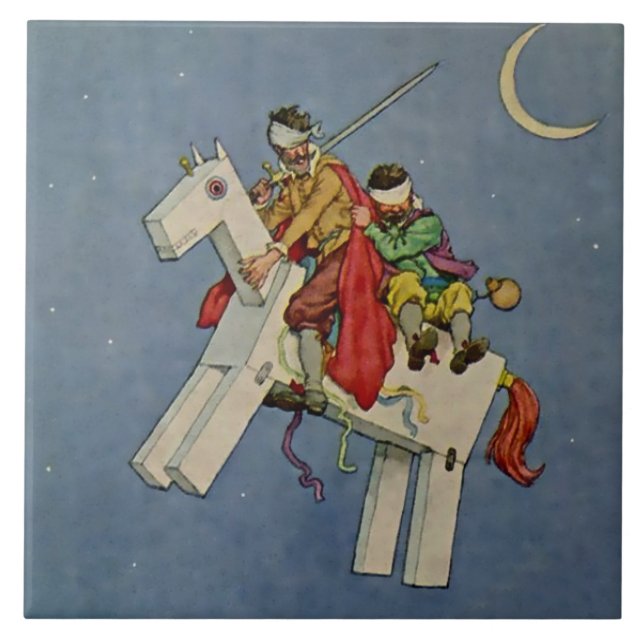 Carreau « Don Quichotte » par W Heath Robinson (Devant)