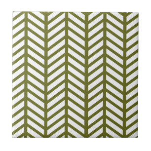 Carreau Dossiers Drab Green Chevron