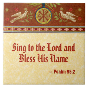 Carreau Doves et médaillon après St. Cecilia (SNV 36)