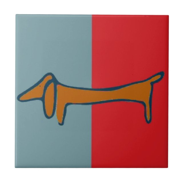 Carreau Doxie Abstraite (Devant)