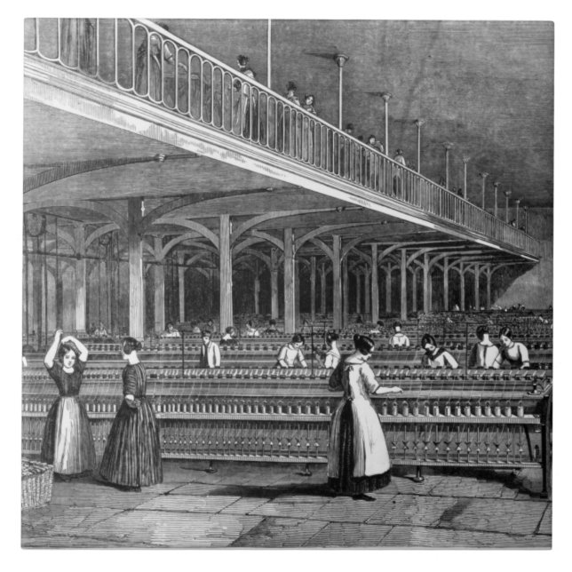 Carreau Doyen Mills - la chambre pour deux personnes, 1851 (Devant)