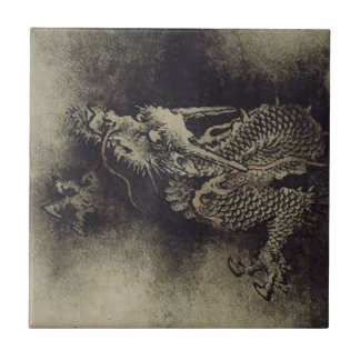 Carreau Dragon chinois de la dynastie Song par Chen Rong