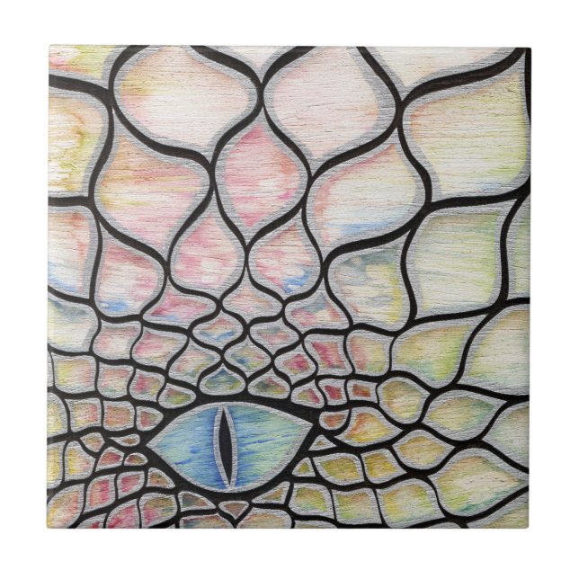 Carreau Dragon chromatique (Devant)