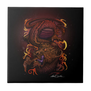 Carreau Dragon (conception de signature)