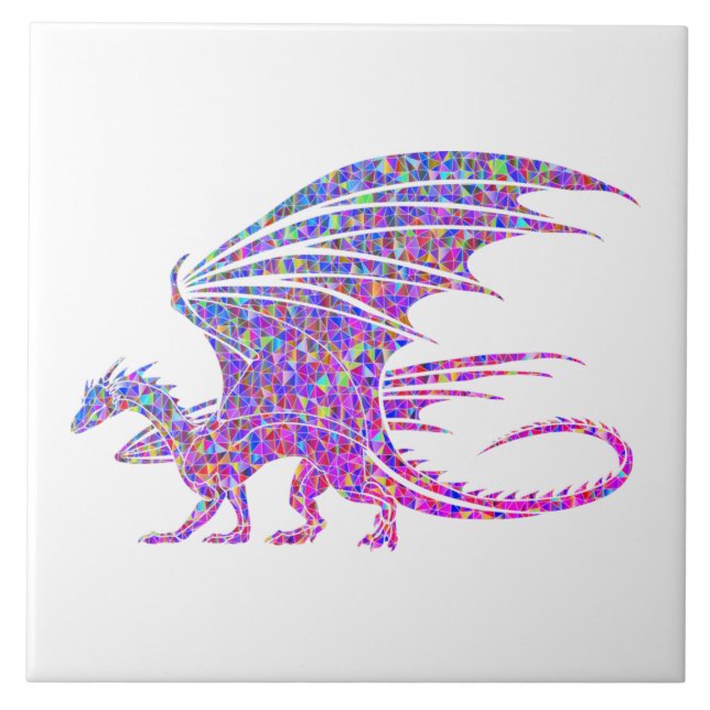 Carreau Dragon de mosaïque Extraordinaire (Devant)