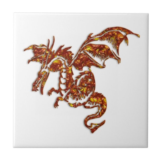 Carreau Dragon Flamboyant (Devant)