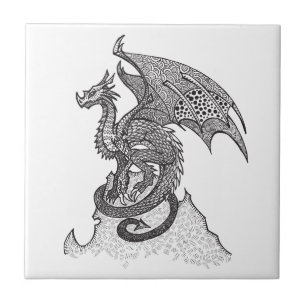 Carreau Dragon stoïque