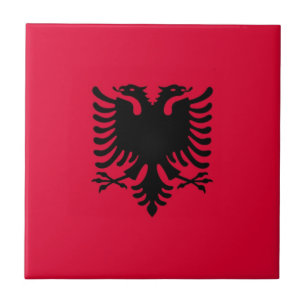 Carreau Drapeau albanais