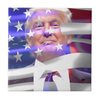 Carreau drapeau américain donald trump