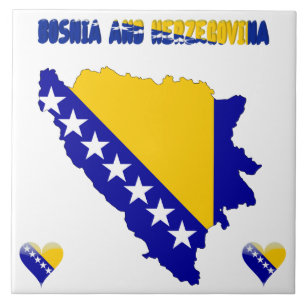 Carreau Drapeau bosnien