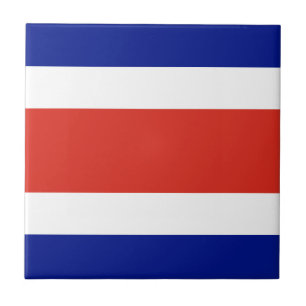 Carreau Drapeau civil du Costa Rica