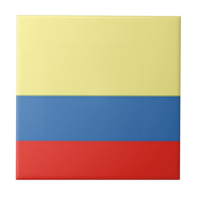 Carreau Drapeau Colombie (Devant)
