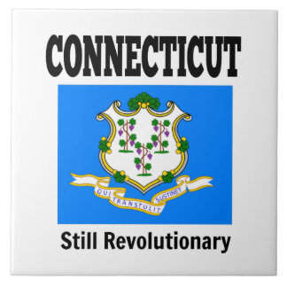 Carreau Drapeau Connecticut et devise