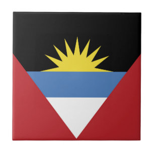 Carreau Drapeau d'Antigua-et-Barbuda
