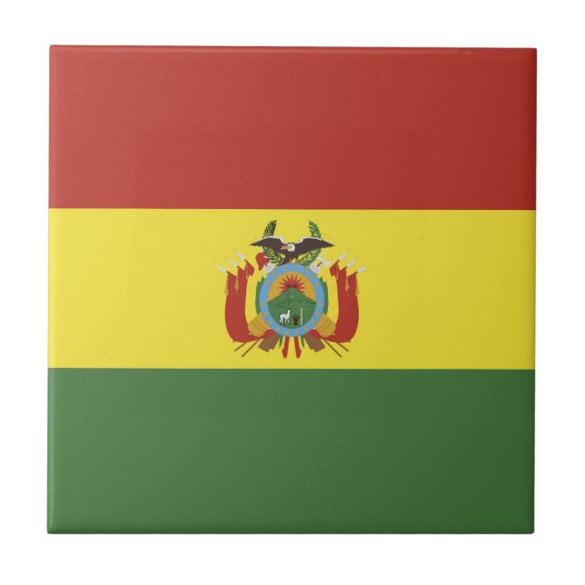 Carreau drapeau de Bolivie (Devant)
