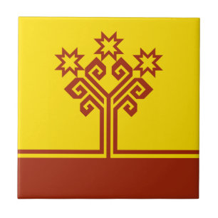 Carreau Drapeau de Chuvashia