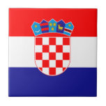 Carreau Drapeau de Croatie<br><div class="desc">Drapeau de Croatie.</div>