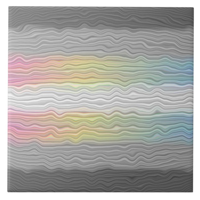 Carreau Drapeau de fierté Demifluid Abstrait Groovy Boho T (Devant)