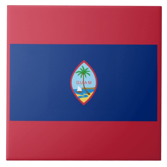 Carreau Drapeau de Guam (Devant)