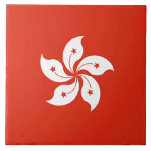 Carreau Drapeau de Hong Kong