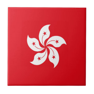 Carreau Drapeau de Hong Kong