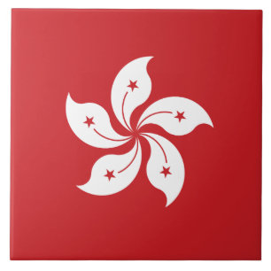 Carreau Drapeau de Hong Kong