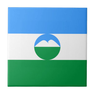 Carreau Drapeau de Kabardino-Balkarie