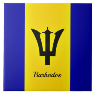 Carreau Drapeau de la Barbade