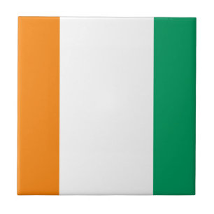 Carreau Drapeau de la Côte d'Ivoire - Drapeau de la Côte d
