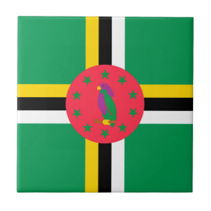Carreau Drapeau de la Dominique