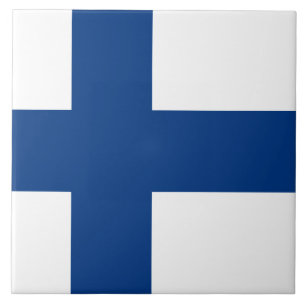 Carreau Drapeau de la Finlande