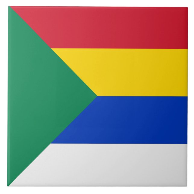 Carreau Drapeau de la foi religieuse druze (Devant)