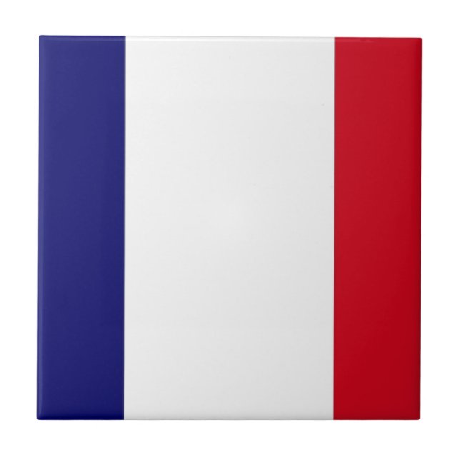 Carreau Drapeau de la France (Devant)