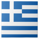 Carreau Drapeau de la Grèce Carrelage en céramique<br><div class="desc">Drapeau de la Grèce Carrelage en céramique</div>