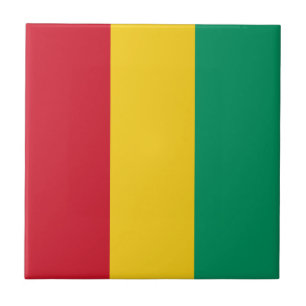 Carreau Drapeau de la Guinée
