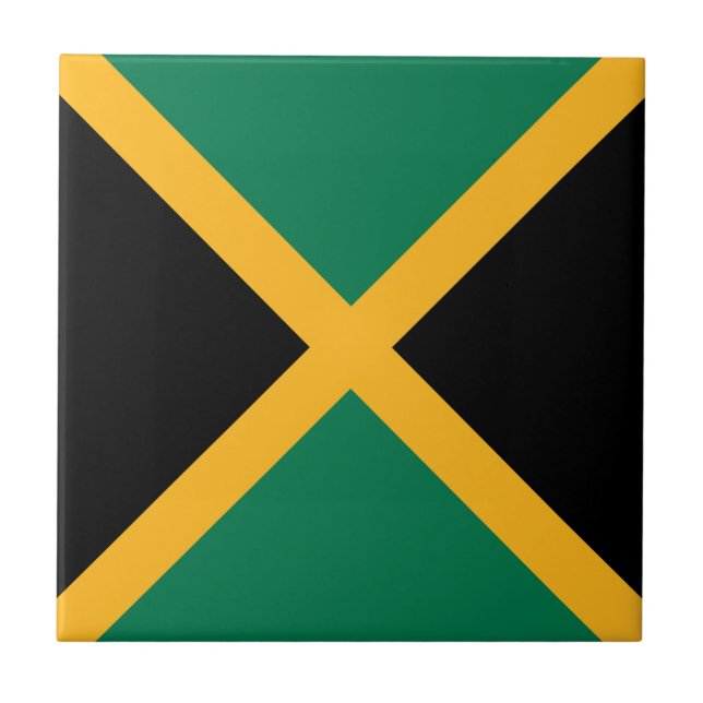 Carreau Drapeau de la Jamaïque (Devant)