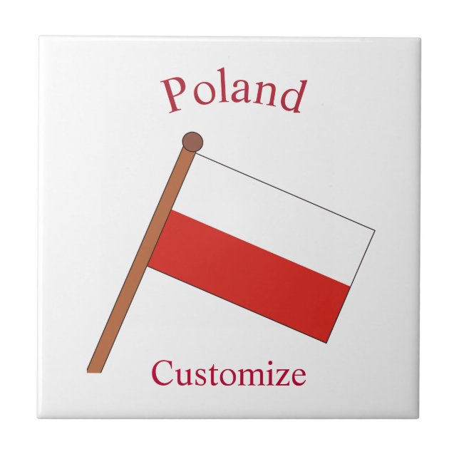 Carreau Drapeau de la Pologne Thunder_Cove (Devant)